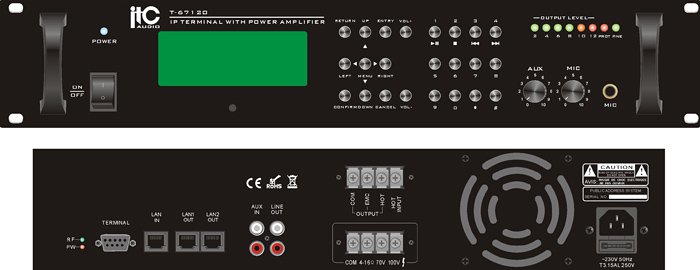 ITC Audio T-67120 IP-усилитель